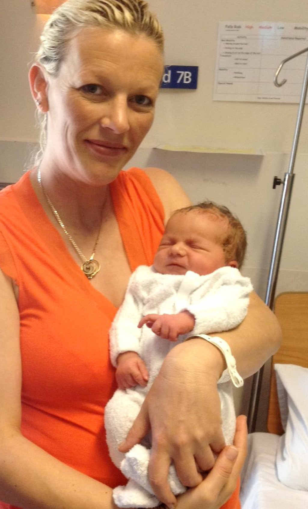 NEW YEAR BUB: Kobie Masterson, held by mum Lorraine. NEW YEAR BUB: Kobie Masterson, held by mum Lorraine.